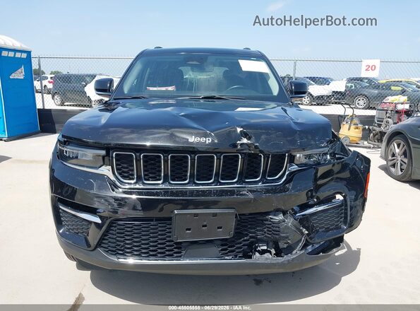 1C4RJHBG8N8606345 2022 JEEP GRAND CHEROKEE Черный Вид щитка приборов