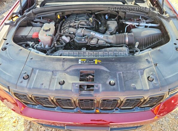1C4RJHBG8PC506911 2023 JEEP GRAND Burgundy ძრავის განყოფილების ხედი