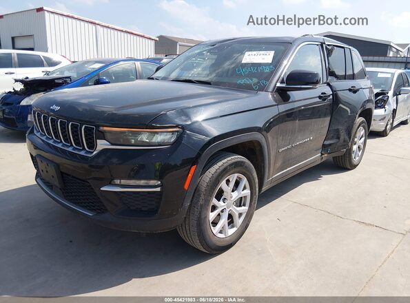 1C4RJHBG9N8534474 2022 JEEP GRAND CHEROKEE Черный Передняя левая четверть