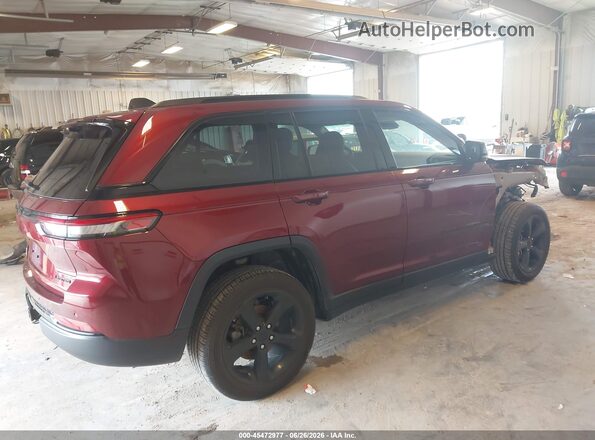 1C4RJHBG9P8808663 2023 JEEP GRAND CHEROKEE Red Задня права чверть