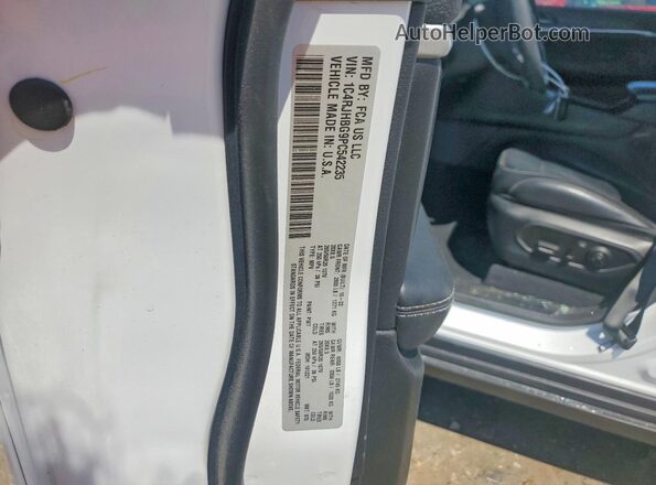1C4RJHBG9PC542235 2023 JEEP GRAND White Widok naklejki z numerem VIN