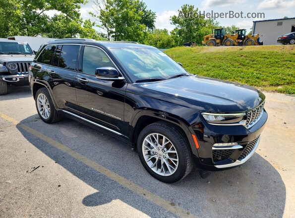 1C4RJHEG8PC586707 2023 JEEP GRAND Black Przód prawy
