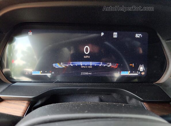 1C4RJHEG8PC586707 2023 JEEP GRAND Black Widok zestawu wskaźników