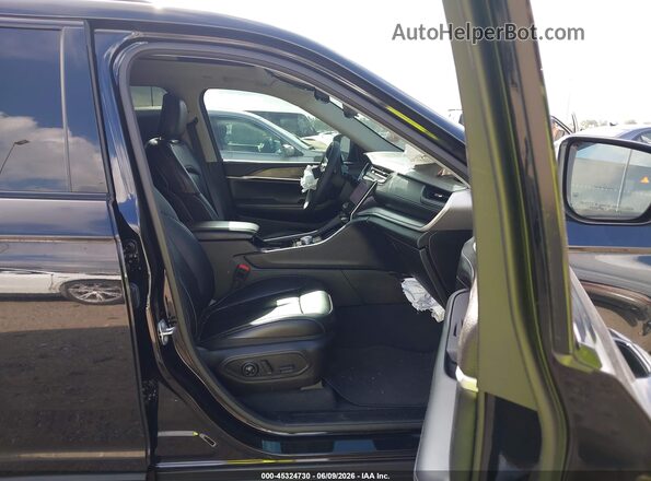 1C4RJJBG4P8739744 2023 JEEP GRAND CHEROKEE L Black წინა სალონის ხედი