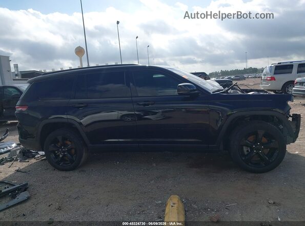 1C4RJJBG4P8739744 2023 JEEP GRAND CHEROKEE L Black სალონის 360-გრადუსიანი ხედი