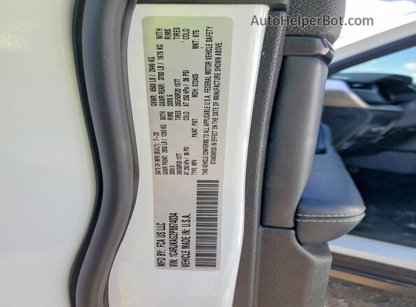 1C4RJKAG2P8874034 2023 JEEP GRAND White VIN կոդի պիտակի տեսք