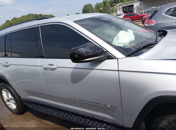 1C4RJKAG2R8919959 2024 JEEP GRAND CHEROKEE L Серебряный Панорамный вид салона 360°
