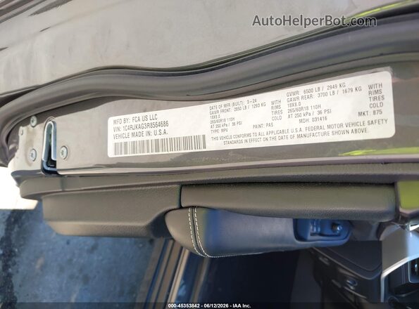 1C4RJKAG3R8564686 2024 JEEP GRAND CHEROKEE L Серый Вид подкапотного пространства