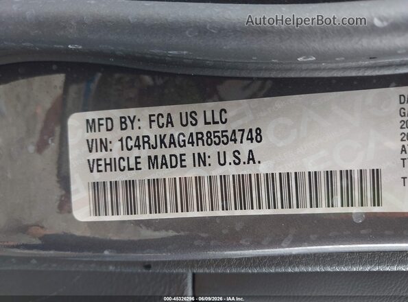 1C4RJKAG4R8554748 2024 JEEP GRAND CHEROKEE L Gray Vista del compartimento del motor