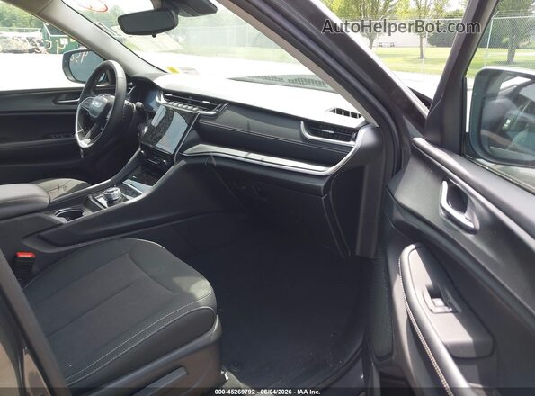 1C4RJKAG7P8858735 2023 JEEP GRAND CHEROKEE L Gray Widok wnętrza z przodu