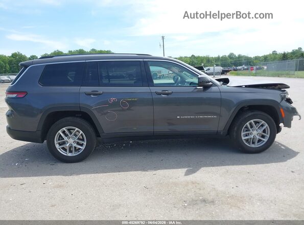 1C4RJKAG7P8858735 2023 JEEP GRAND CHEROKEE L Gray Widok wnętrza z tyłu
