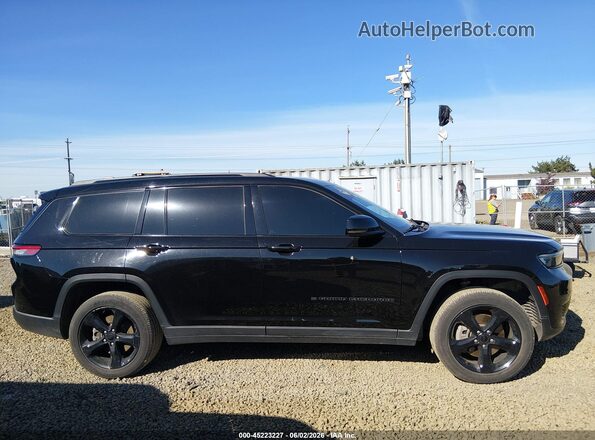 1C4RJKAG8M8201258 2021 JEEP GRAND CHEROKEE L Black Սալոնի հետևի տեսք