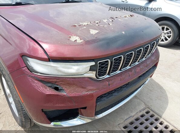1C4RJKAG9M8170165 2021 JEEP GRAND CHEROKEE L Red Front view