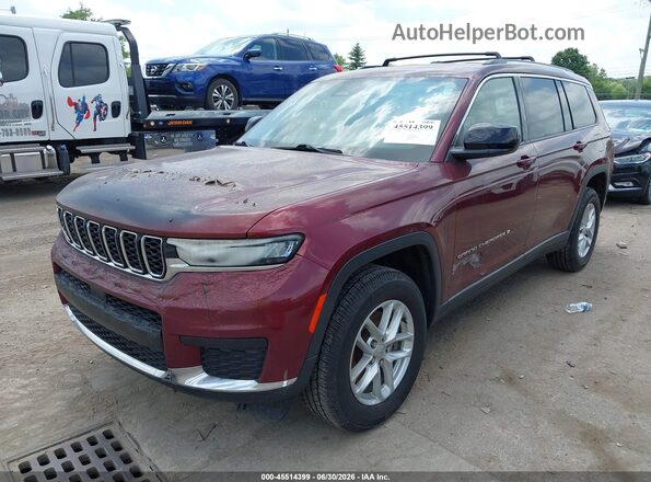 1C4RJKAG9M8170165 2021 JEEP GRAND CHEROKEE L Red Front left