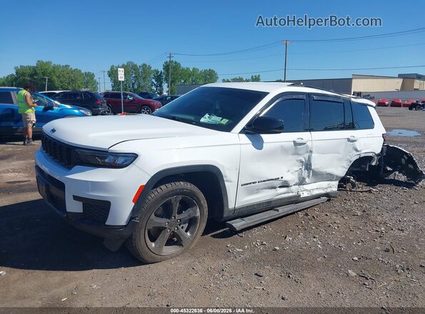 1C4RJKAG9P8911645 2023 JEEP GRAND CHEROKEE L White Vista tres cuartos delantera izquierda