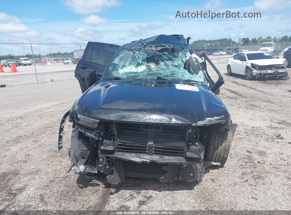 1C4RJKAGXM8205425 2021 JEEP GRAND CHEROKEE L Black Вид задньої частини салону