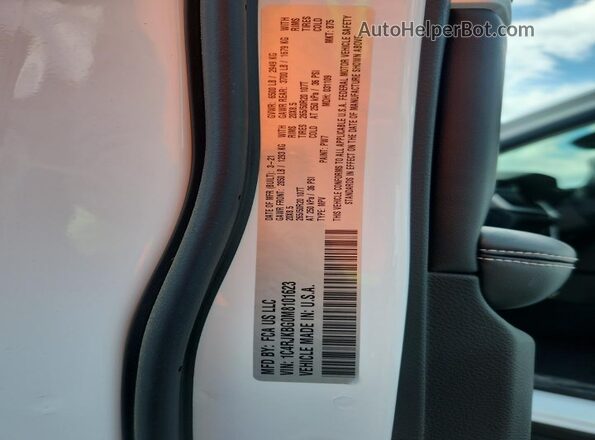 1C4RJKBG0M8101623 2021 JEEP GRAND White Widok wnętrza 360 stopni