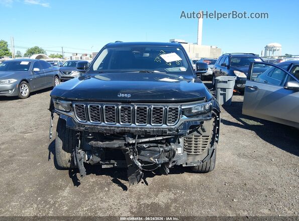 1C4RJKBG0N8505295 2022 JEEP GRAND CHEROKEE L Black Вид щитка приладів