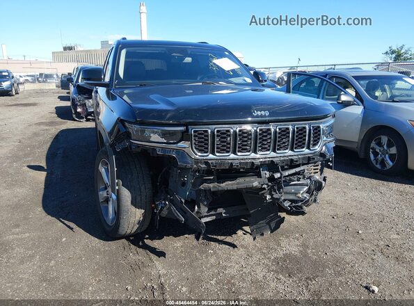 1C4RJKBG0N8505295 2022 JEEP GRAND CHEROKEE L Black Вид спереду