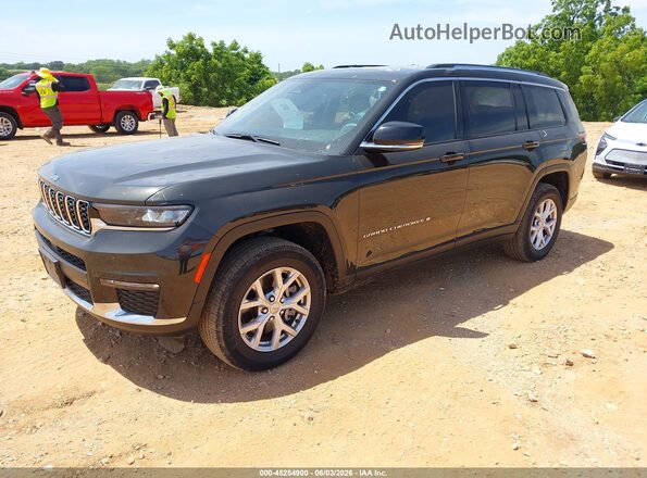 1C4RJKBG0N8580501 2022 JEEP GRAND CHEROKEE L Black Przód lewy