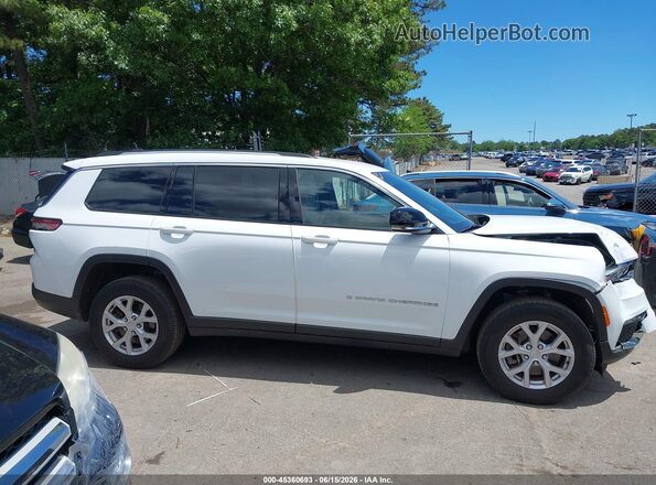 1C4RJKBG0P8880400 2023 JEEP GRAND CHEROKEE L White Widok wnętrza z tyłu