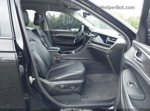 1C4RJKBG1N8552304 2022 JEEP GRAND CHEROKEE L Black Front interior view