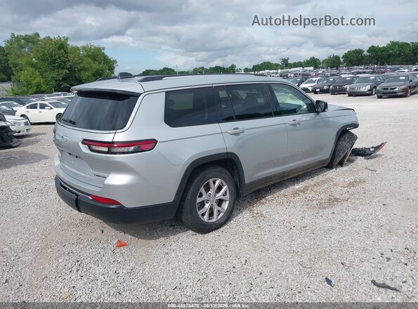 1C4RJKBG1N8621766 2022 JEEP GRAND CHEROKEE L Silver უკანა მარჯვენა