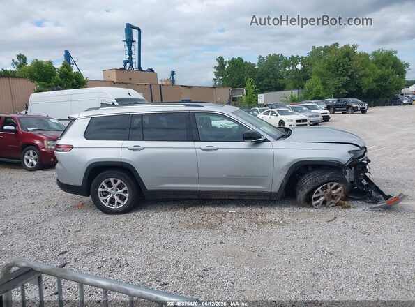 1C4RJKBG1N8621766 2022 JEEP GRAND CHEROKEE L Silver ხელსაწყოთა პანელის ხედი
