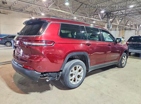 1C4RJKBG1P8806516 2023 JEEP GRAND Burgundy Trasero derecho