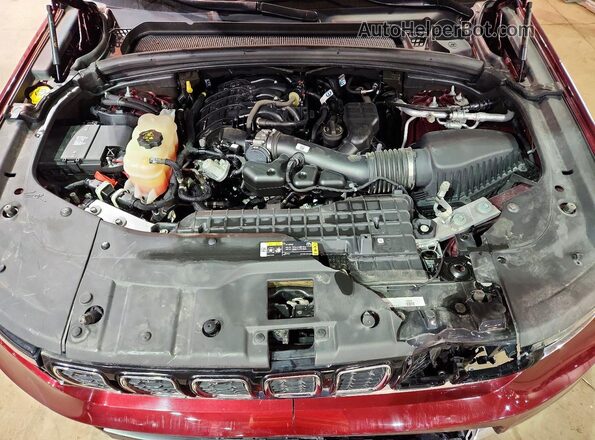 1C4RJKBG1P8806516 2023 JEEP GRAND Burgundy Vista del compartimento del motor