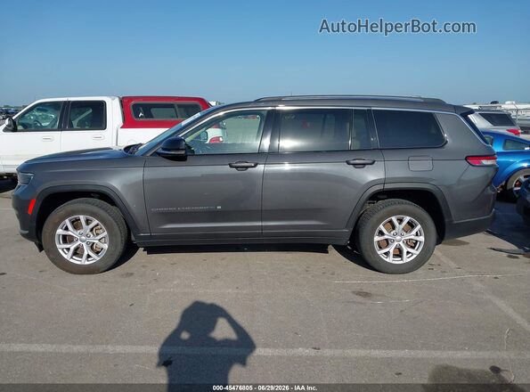 1C4RJKBG2M8139905 2021 JEEP GRAND CHEROKEE L Gray Панорамний вид салону 360°