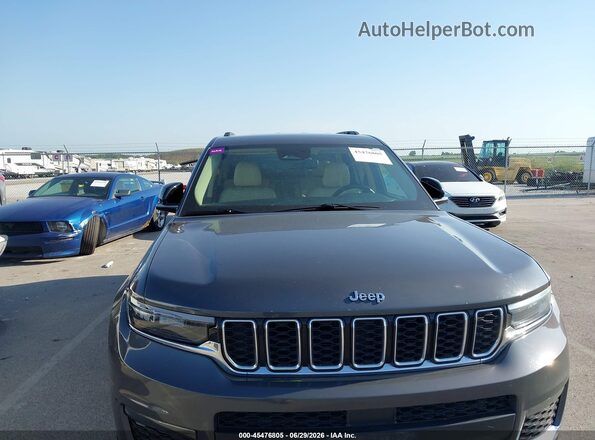 1C4RJKBG2M8139905 2021 JEEP GRAND CHEROKEE L Gray Вид спереду