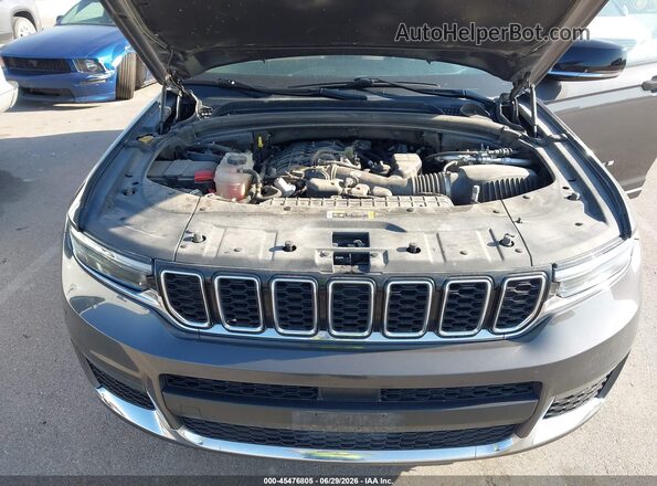1C4RJKBG2M8139905 2021 JEEP GRAND CHEROKEE L Gray Вид ззаду