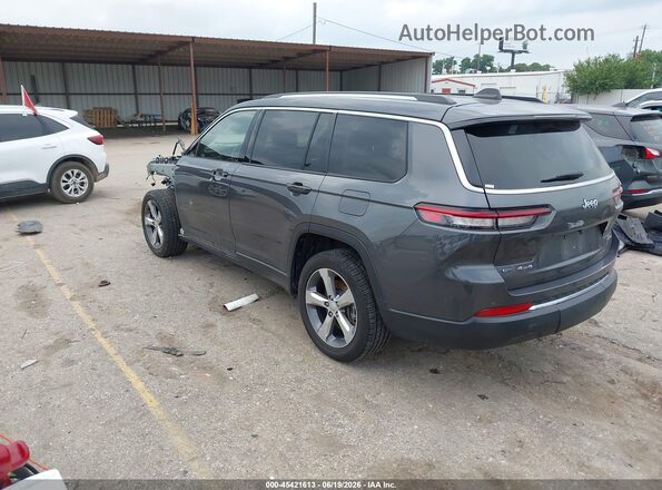 1C4RJKBG3M8204938 2021 JEEP GRAND CHEROKEE L Gray Задня ліва чверть