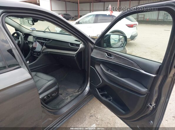 1C4RJKBG3M8204938 2021 JEEP GRAND CHEROKEE L Gray Вид салону спереду