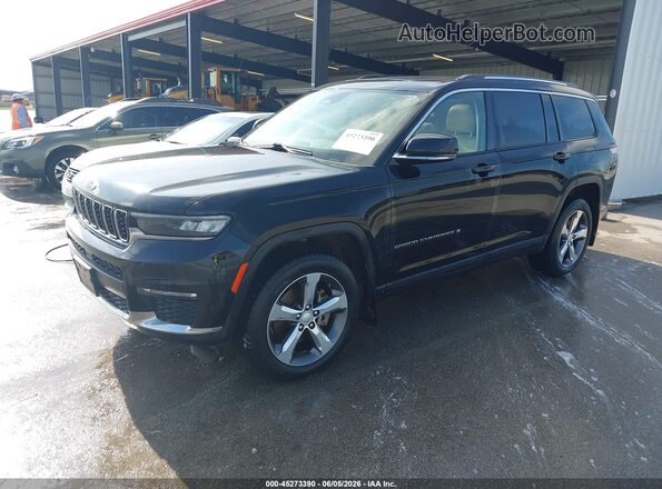 1C4RJKBG3N8522592 2022 JEEP GRAND CHEROKEE L Black Przód lewy