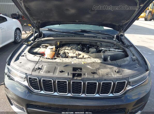 1C4RJKBG3N8522592 2022 JEEP GRAND CHEROKEE L Black Widok z tyłu