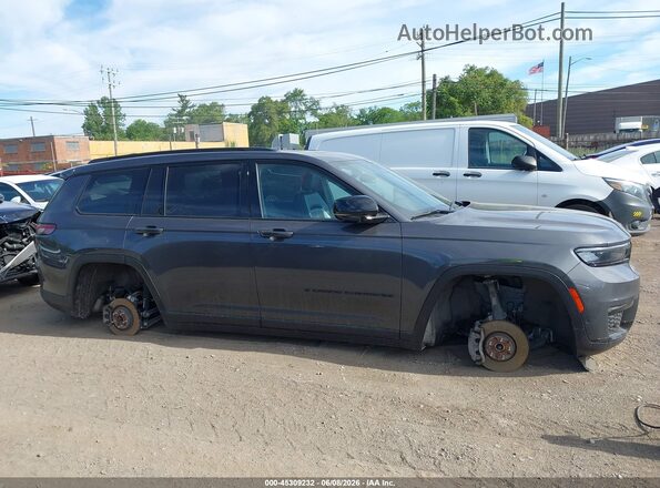 1C4RJKBG3R8589232 2024 JEEP GRAND CHEROKEE L Gray Widok wnętrza z tyłu