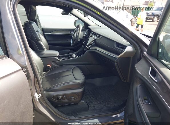 1C4RJKBG3R8589232 2024 JEEP GRAND CHEROKEE L Gray Widok wnętrza z przodu
