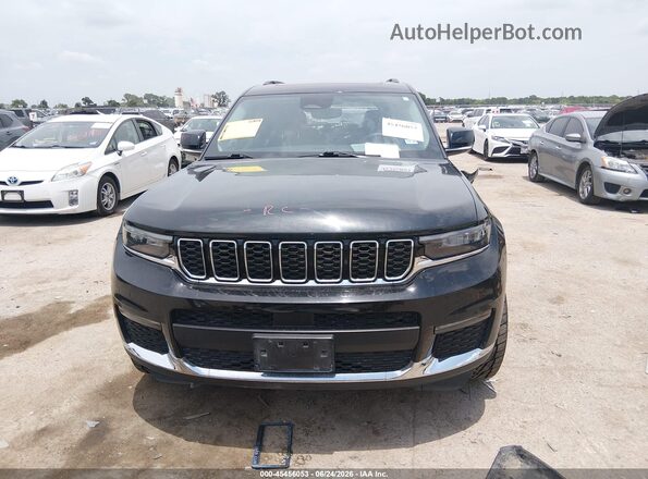 1C4RJKBG4M8105173 2021 JEEP GRAND CHEROKEE L Black Vista del cuadro de instrumentos