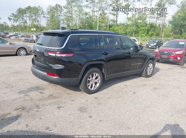 1C4RJKBG4M8135662 2021 JEEP GRAND CHEROKEE L Black Հետևի աջ