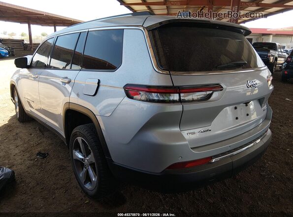 1C4RJKBG4M8143986 2021 JEEP GRAND CHEROKEE L Silver უკანა მარცხენა