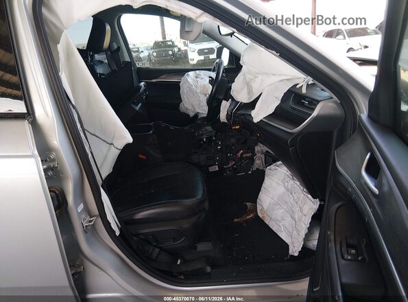 1C4RJKBG4M8143986 2021 JEEP GRAND CHEROKEE L Silver წინა სალონის ხედი