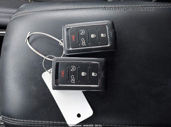 1C4RJKBG4N8587757 2022 JEEP GRAND CHEROKEE L Black Widok deski rozdzielczej