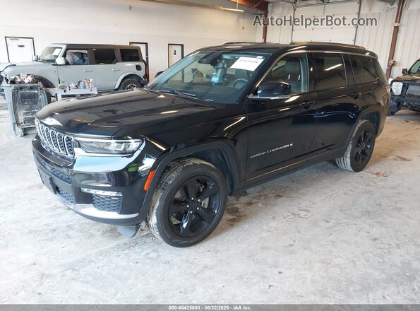 1C4RJKBG4P8769686 2023 JEEP GRAND CHEROKEE L Black Przód lewy