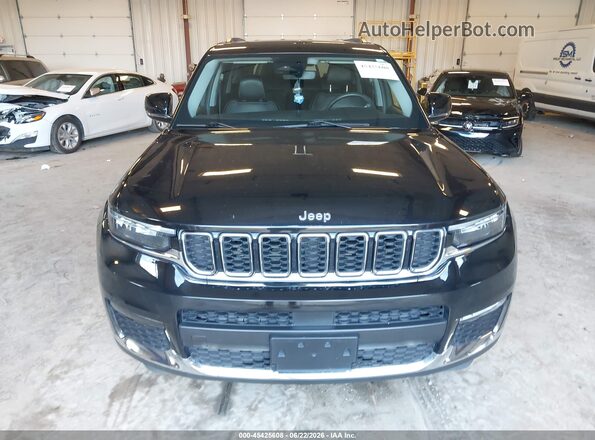 1C4RJKBG4P8769686 2023 JEEP GRAND CHEROKEE L Black Widok zestawu wskaźników