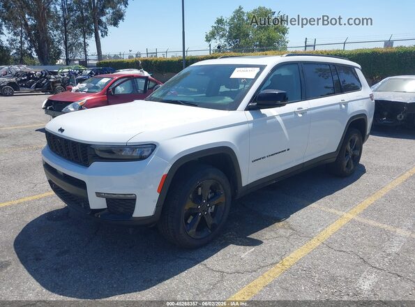 1C4RJKBG4P8865284 2023 JEEP GRAND CHEROKEE L White Vista tres cuartos delantera izquierda