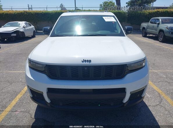 1C4RJKBG4P8865284 2023 JEEP GRAND CHEROKEE L White Vista interior trasera