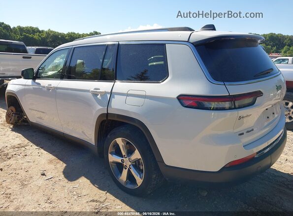 1C4RJKBG5M8141888 2021 JEEP GRAND CHEROKEE L White Tył lewy