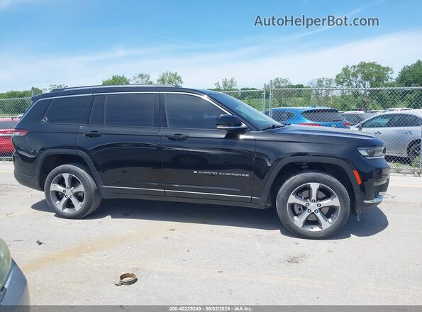 1C4RJKBG5P8775531 2023 JEEP GRAND CHEROKEE L Black Widok wnętrza z tyłu